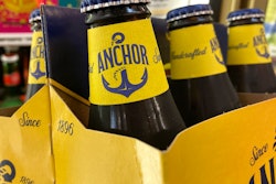 A six-pack of Anchor Steam Beer at a store in San Francisco, July 12, 2023.