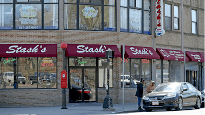 Stash's Pizza in Boston.