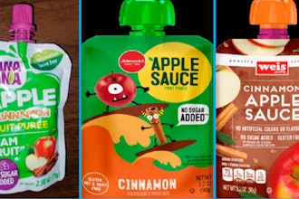 Three of the recalled applesauce products.