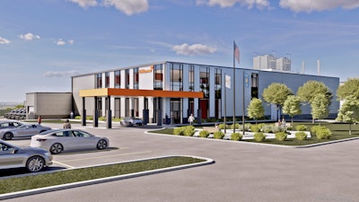 A rendering of the new Kikkoman Foods manufacturing facility in Jefferson, Wisconsin.