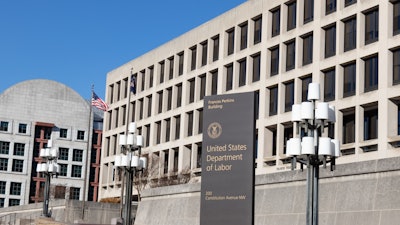 The U.S. Department of Labor Building.