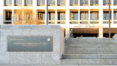 The U.S. Department of Labor building.