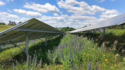 A solar farm in central Pennsylvania.