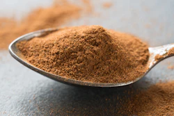 Spoonful of ground cinnamon.