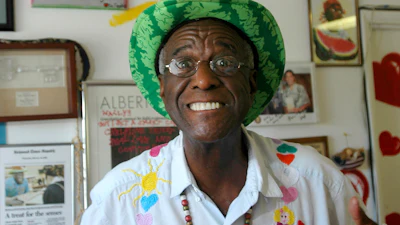 Wally Amos in his home office, Kailua, Hawaii, June 12, 2007.