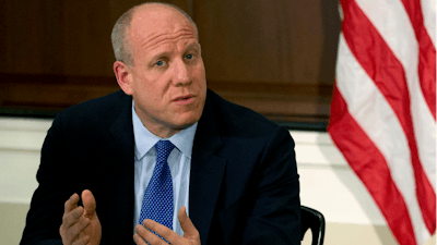 Eric Goldstein during a White House discussion on school nutrition, Washington, May 27, 2014.