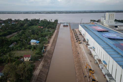 The canal at Prek Takoe village on the eastern side of Phnom Penh, Cambodia, July 30, 2024.
