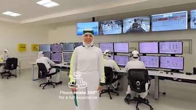 A view from the VR Nestle facility tour.