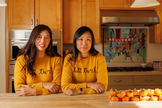 Twrl co-founders Olivia Chen and Pauline Ang in Palo Alto, Calif., Oct. 21, 2024.