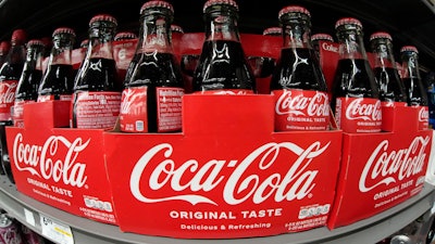 Coca Cola is displayed in a market in Pittsburgh on Jan. 26, 2023.