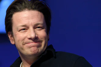 British chef Jamie Oliver attends a panel session at the World Economic Forum in Davos, Switzerland, Jan. 18, 2017.