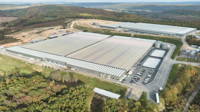 A Little Leaf Farms greenhouses.