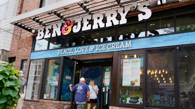 Ben & Jerry's Ice Cream shop, Burlington, Vt., July 20, 2021.