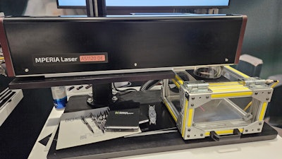 The MPERIA Laser at PACK EXPO 2024 in Chicago.