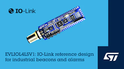 STMicroelectronics IO-Link actuator board.