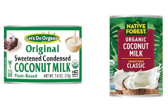 The Native Forest and Let's Do Organic brands Coconut Milk.