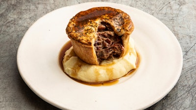 Undated handout photo of one of Tommy Banks' pies.