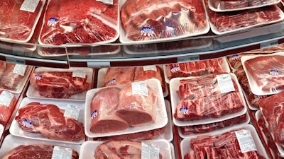Cuts of beef and pork at a discount market in Arlington, Va., Nov. 2, 2013.