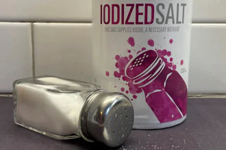 Iodized salt shown in Philadelphia, Jan. 6, 2025.