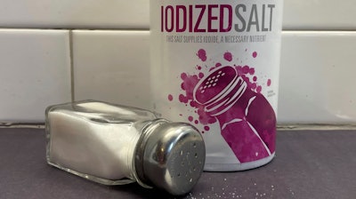 Iodized salt shown in Philadelphia, Jan. 6, 2025.