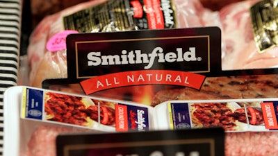 Smithfield Foods products on display at the Ukrops store in Richmond, Va., March 10, 2009.