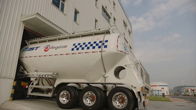 An Angel Yeast hauler.