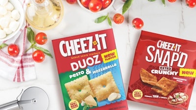 Cheez-It's new pizza-inspired flavors.