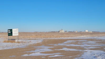 Land purchased by the Fufeng Group in Grand Forks, N.D., Jan. 23, 2025.
