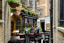 Ye Olde Mitre, London, Oct. 2021.