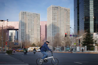 The Central Business District in Beijing, March 3, 2025.