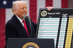 President Trump during an event to announce new tariffs in the Rose Garden at the White House, April 2, 2025.