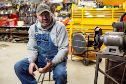 Jared Bossly speaks about his experiences with Summit Carbon Solutions employees on his ranch in Mansfield, S.D., on Tuesday, March 11, 2025.