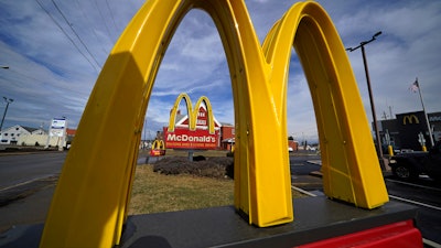 A McDonald's restaurant in East Palestine, Ohio, Feb. 9, 2023.