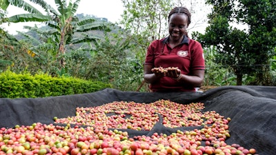 Meridah Nandudu, founder of Bayaaya Specialty coffee ltd, Mbale, Uganda, March 15, 2025.