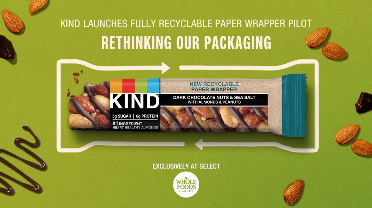 Mars' Kind Brand Launches Fully Recyclable Paper Wrapper | Food ...