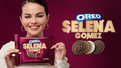 Oreo today announced a new collaboration with Selena Gomez.