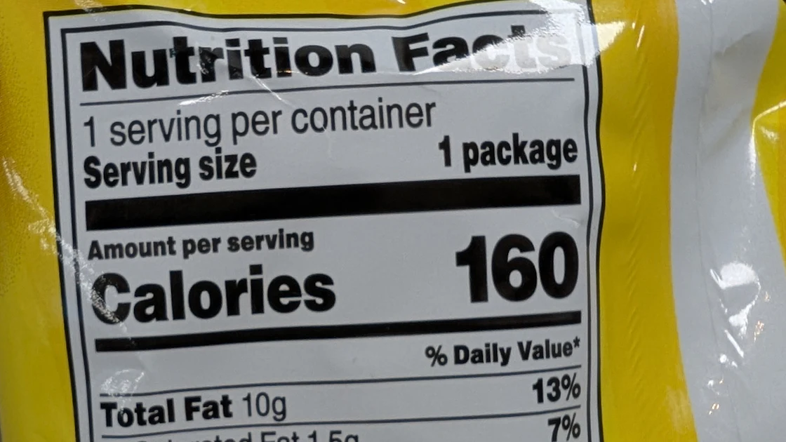 Calorie Label 0 Calorie Counts on Menus and Food Labels May Not Help Consumers Choose ...