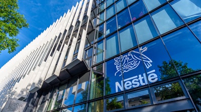 Facade of the French headquarters building of Nestlé.
