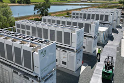 A worker walks through Energy Vault's facility, a company that is creating an emergency power system that relies on hydrogen and battery storage, on Tuesday, May 27, 2025, in Calistoga, Calif.