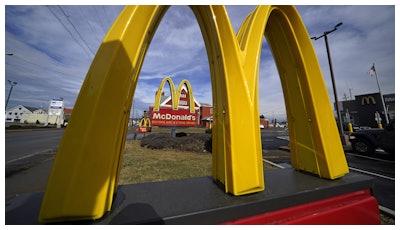 McDonald's restaurant in East Palestine, Ohio, Feb. 9, 2023.