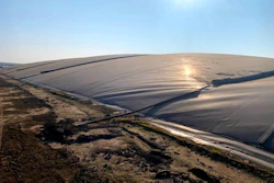 A dairy digester on a farm in California's Central Valley.
