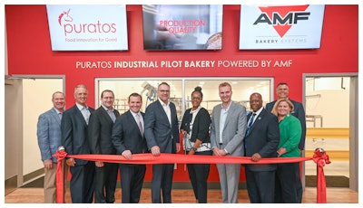 Ribbon-cutting ceremony at Puratos' new pilot plant, Pennsauken, N.J., June 9, 2025.