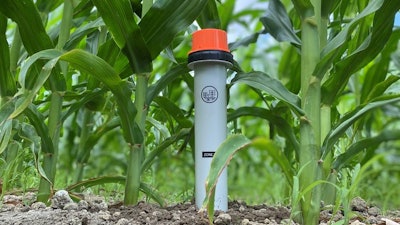 AquaSpy's soil quality monitor.