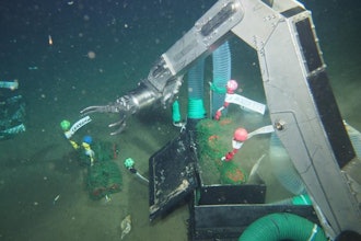 Researchers submerged LAHB films at a depth of 855 m near Hatsushima Island to test real-world deep-sea biodegradation. After 13 months, the LAHB plastic lost over 80% of its mass, showing its potential as a safer alternative to conventional plastics that persist in marine ecosystems.