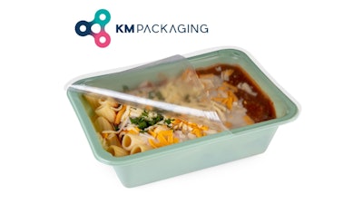 KM Packaging's 4G Low Seal Initiation Lidding Film.