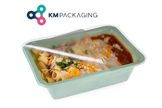 KM Packaging's 4G Low Seal Initiation Lidding Film.