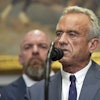Health and Human Services Secretary Robert F. Kennedy Jr. speaks during an event where President Donald Trump will sign an executive order restarting the Presidential Fitness Test in public schools, Thursday, July 31, 2025, in the Roosevelt Room of the White House in Washington.