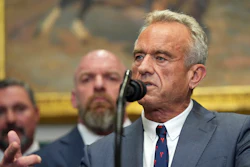 Health and Human Services Secretary Robert F. Kennedy Jr. speaks during an event where President Donald Trump will sign an executive order restarting the Presidential Fitness Test in public schools, Thursday, July 31, 2025, in the Roosevelt Room of the White House in Washington.