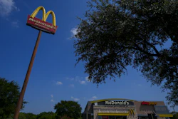 A McDonald's restaurant is visible Tuesday, Aug. 5, 2025, in Arlington, Texas.