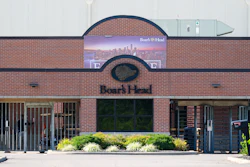 The entrance to the Boar's Head deli meat plant in New Castle, Ind., Aug. 6, 2025.